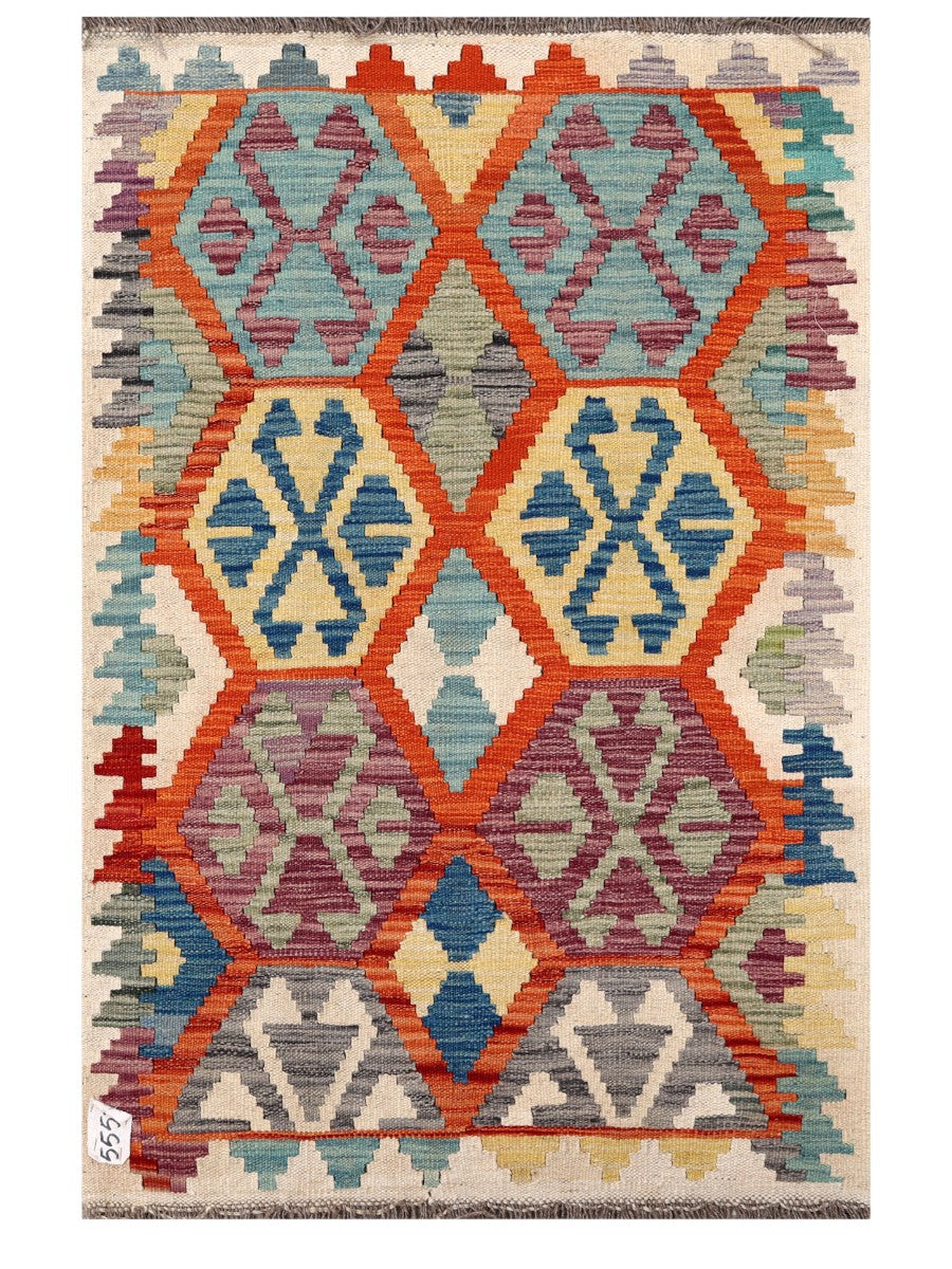 Maimana Afghanistan Kilim Rug 
