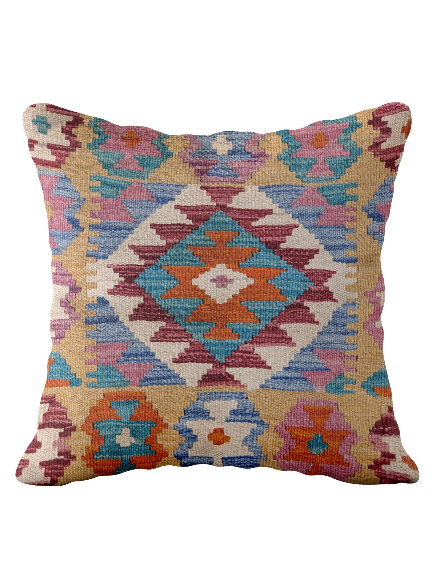Afghan Kilim Cushion Cover - 45 x 45 cm