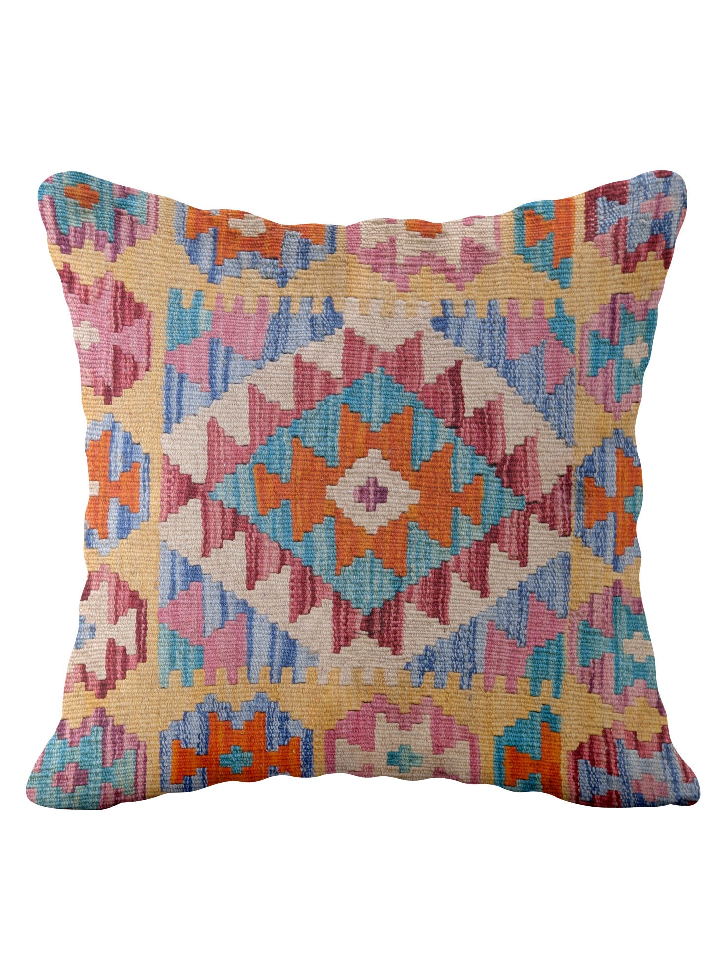 Afghan Kilim Cushion Cover - 45 x 45 cm