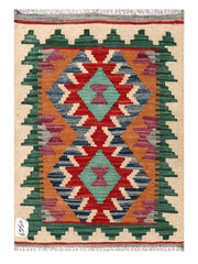 Maimana Afghanistan Kilim Rug - 84 x 59 cm