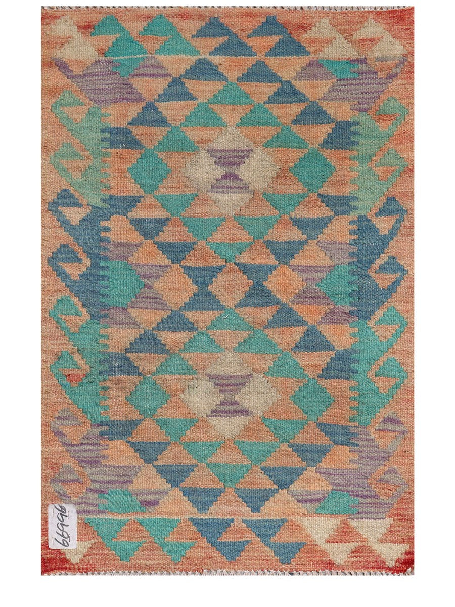 Maimana Afghanistan Kilim Rug - 89 x 61 cm