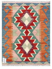 Maimana Afghanistan Kilim Rug - 88 x 65 cm