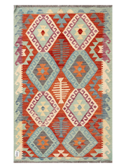 Maimana Afghanistan Kilim Accent Rug - 166 x 104 cm