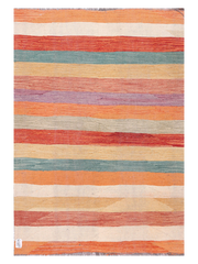 Maimana Afghanistan Kilim Accent Rug - 165 x 117 cm