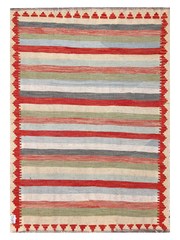 Maimana Afghanistan Kilim Accent Rug - 167 x 122 cm