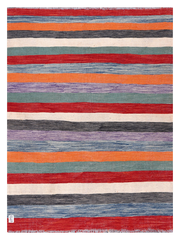 Maimana Afghanistan Kilim Accent Rug - 169 x 128 cm