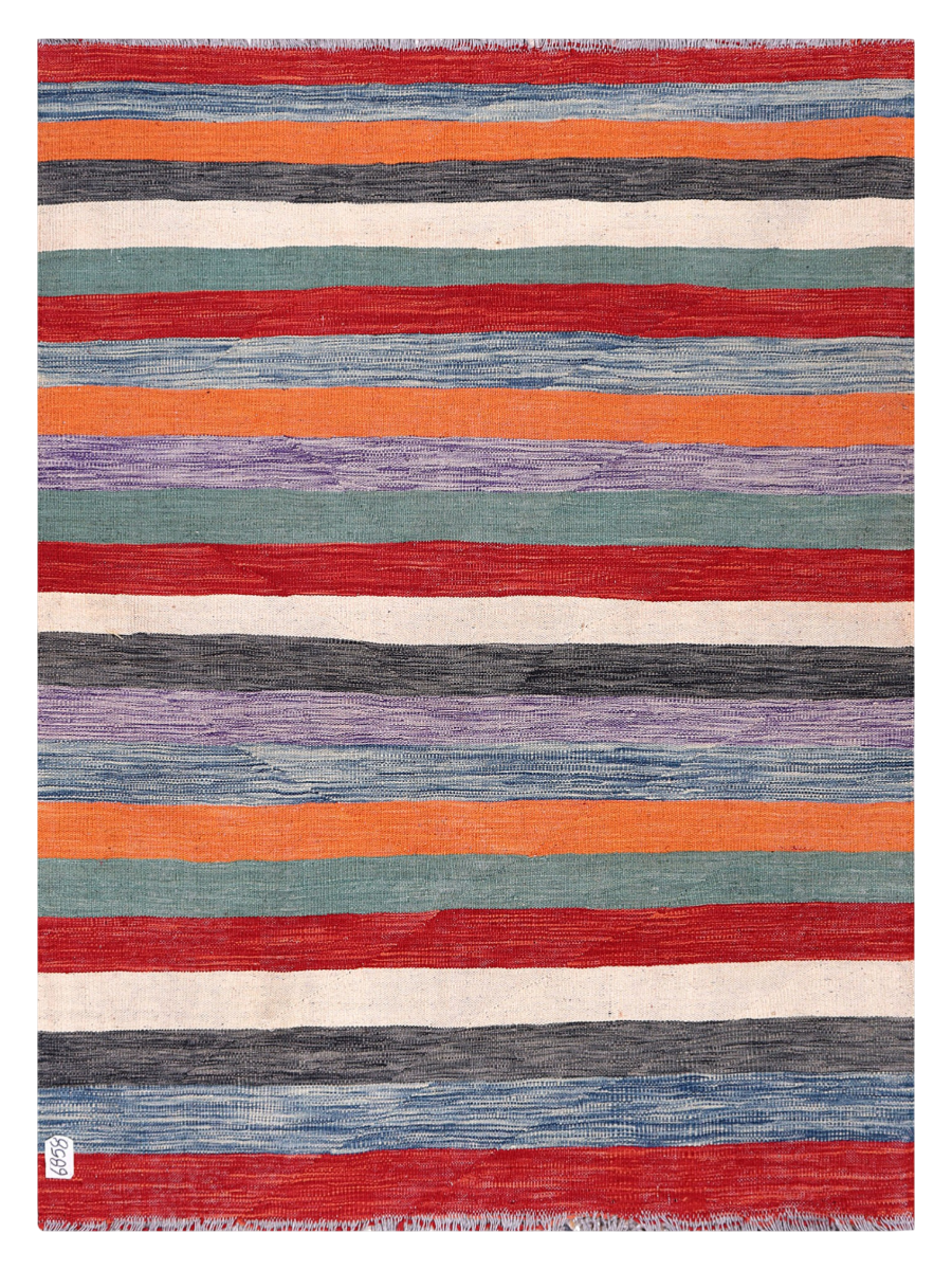 Maimana Afghanistan Kilim Accent Rug - 169 x 128 cm