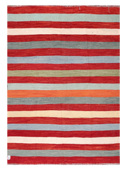 Maimana Afghanistan Kilim Accent Rug - 230 x 163 cm