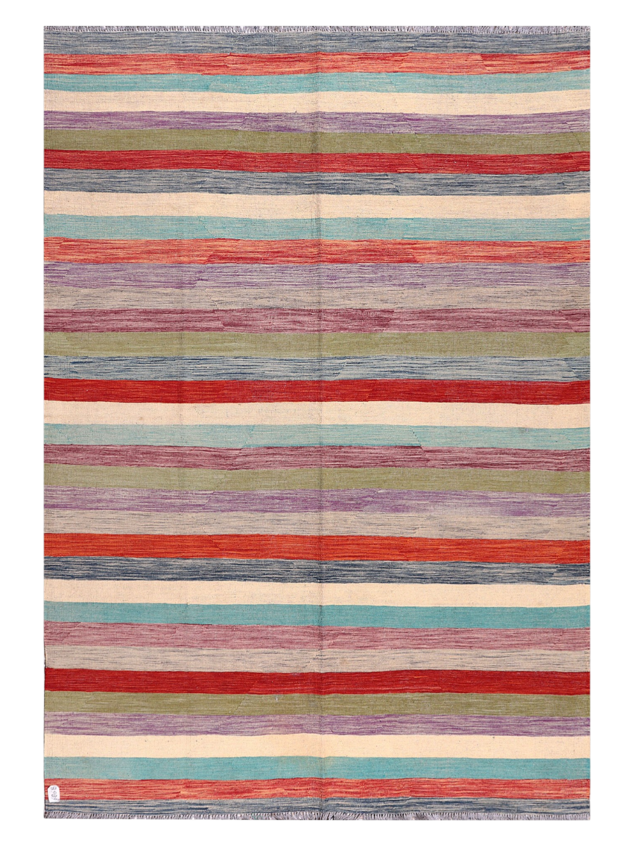 Maimana Afghanistan Kilim Area Rug - 289 x 203 cm