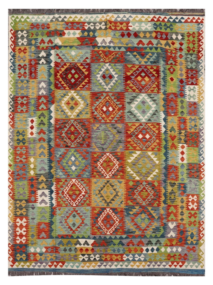 Maimana Afghanistan Kilim Area Rug - 337 x 249 cm