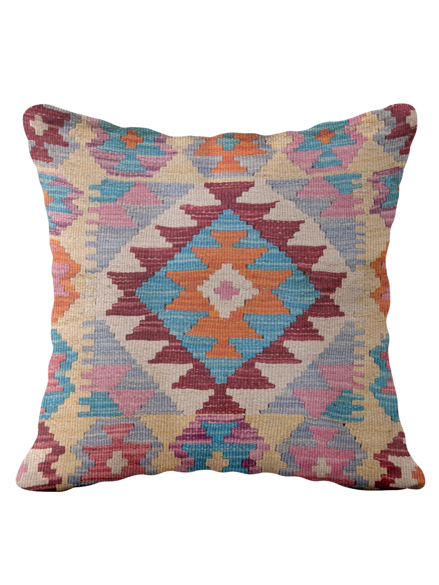 Afghan Kilim Cushion Cover - 45 x 45 cm