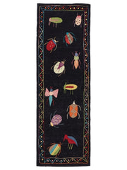 Suzani Hand Embroidered Kilim - Size: 180 x 60 cm