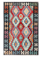 Maimana Afghanistan Kilim Accent Rug - 152 x 101 cm