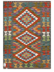 Maimana Afghanistan Kilim Rug 