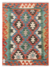 Maimana Afghanistan Kilim Accent Rug - 109 x 79 cm