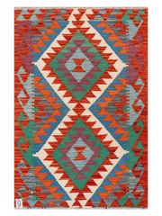Maimana Afghanistan Kilim Accent Rug - 118 x 78 cm