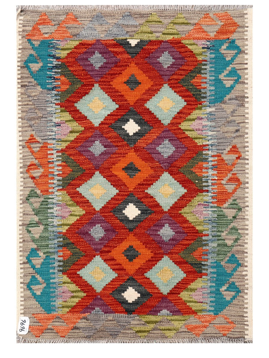 Maimana Afghanistan Kilim Rug 