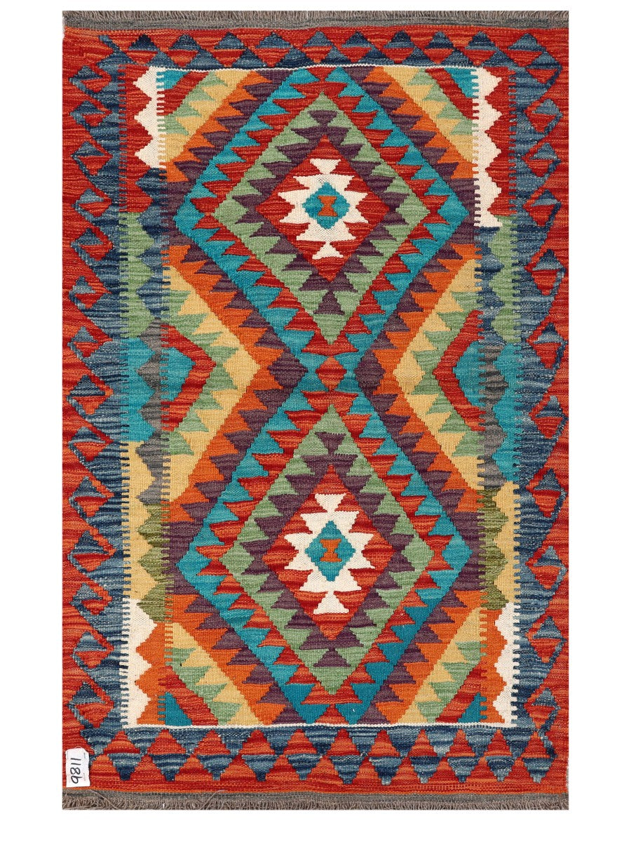 Maimana Afghanistan Kilim Rug 