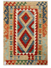 Maimana Afghanistan Kilim Rug 