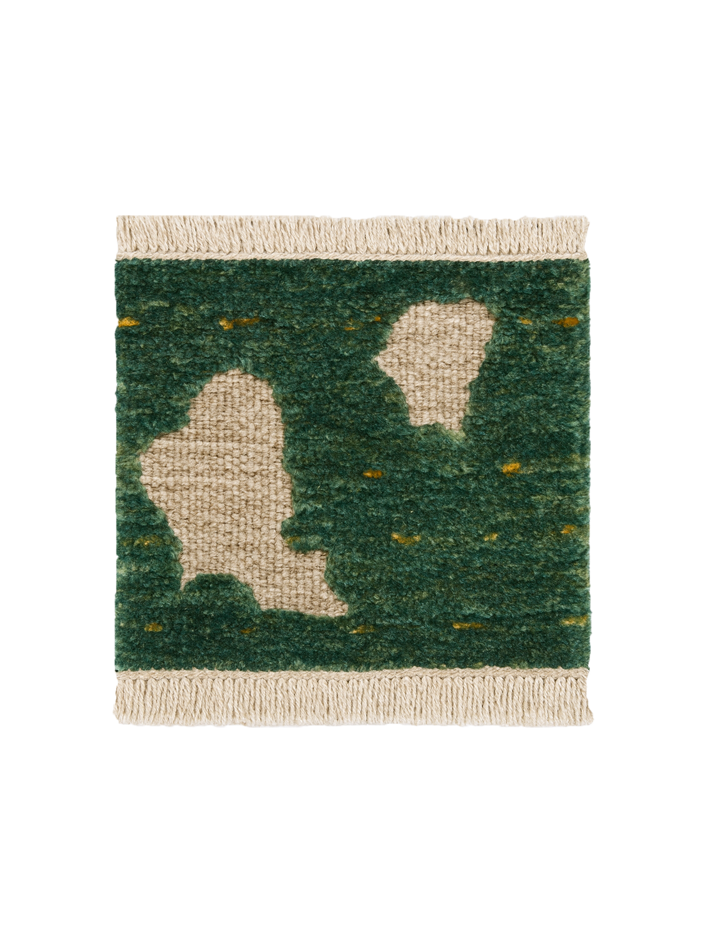 Agra Hand Knotted Rug Sample - 30 x 30 cm