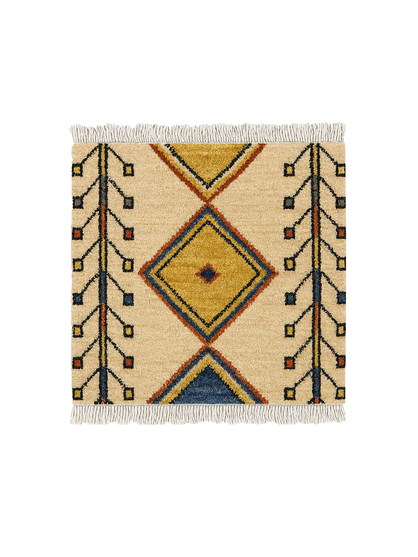 Atlasa Hand Knotted Rug Sample - 30 x 30 cm