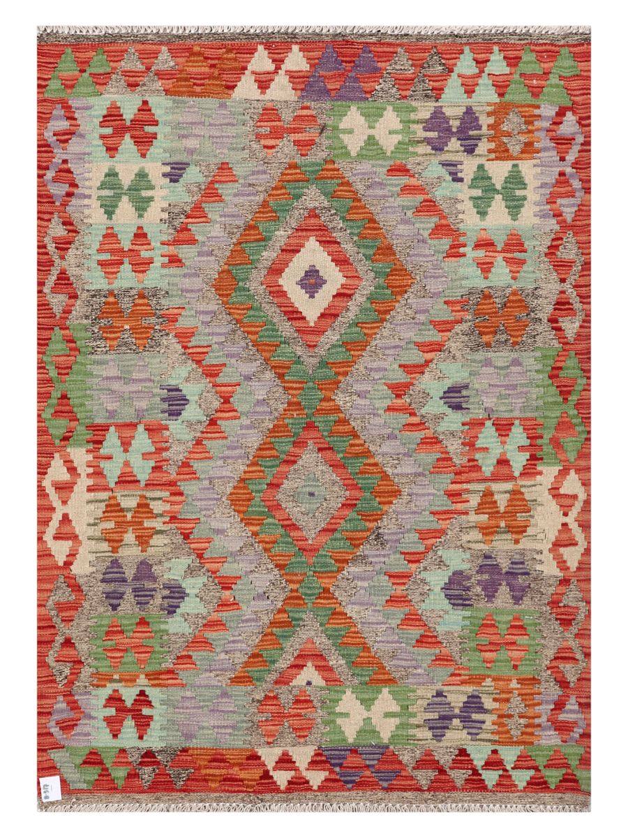 Maimana Afghanistan Kilim Accent Rug - 149 x 105 cm