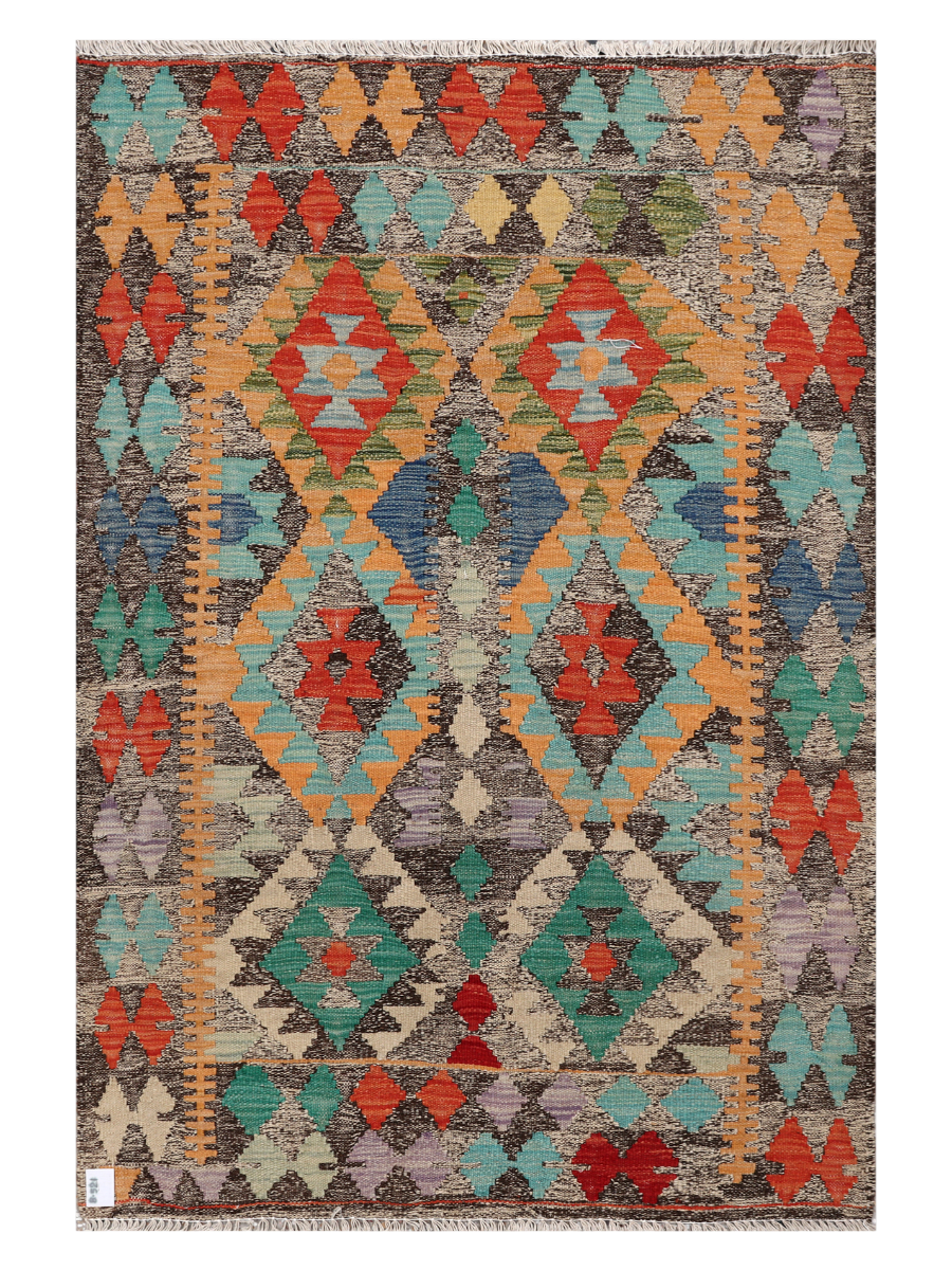 Maimana Afghanistan Kilim Accent Rug - 149 x 101 cm