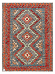 Maimana Afghanistan Kilim Accent Rug - 151 x 111 cm