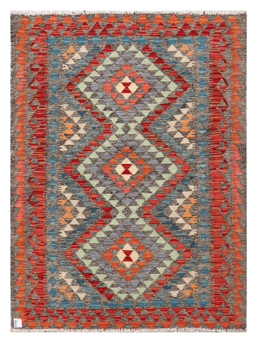Maimana Afghanistan Kilim Accent Rug - 151 x 111 cm
