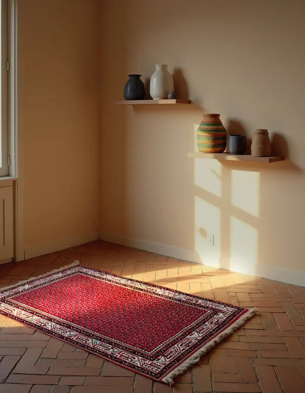 Saruk Persian Vintage Hand Knotted Wool Rug - 160 x 110 cm