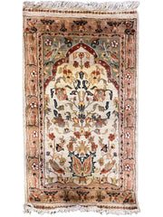 Razad Pak Persian Overdyed Hand Knotted Wool Rug - 94 x 61 cm