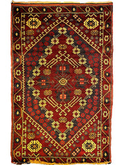 Persian Tribal Rug - Size: 124 × 100 cm