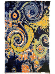 Fatiha Modern Chobi Silk & Wool Rug - 299 x 183 cm