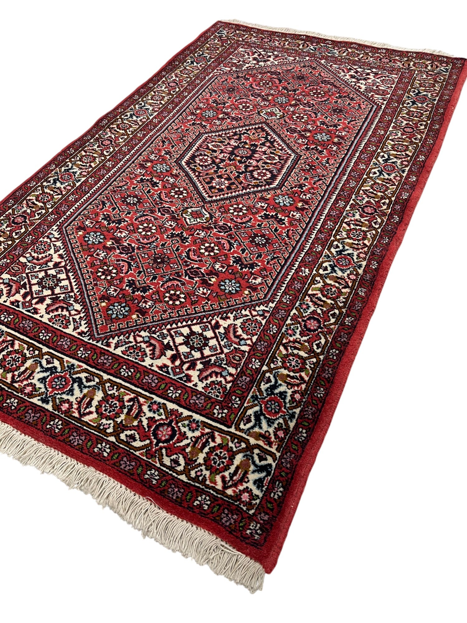 Bidjar Persian Vintage Hand Knotted Wool Rug - 140 x 80 cm