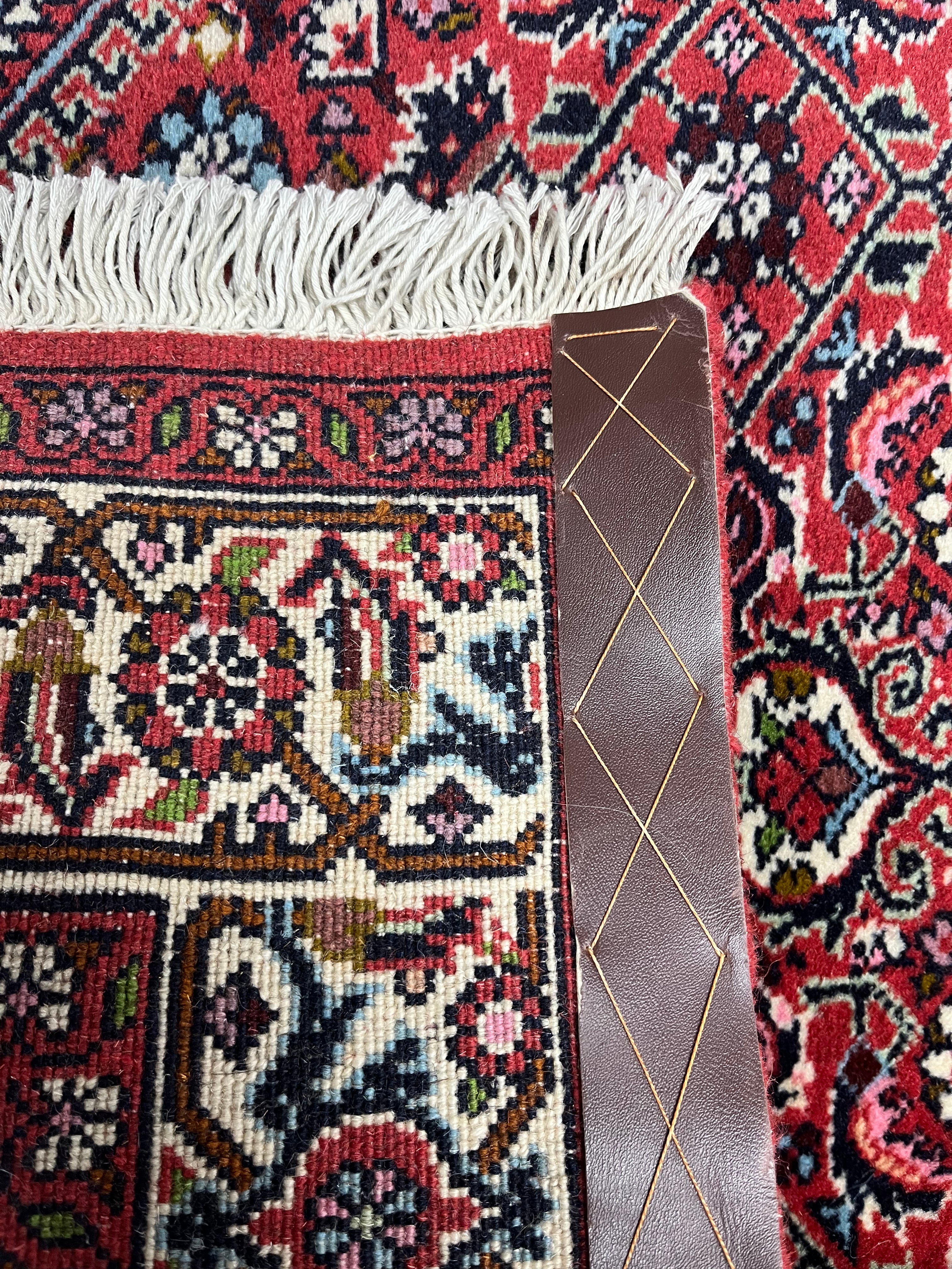 Bidjar Persian Vintage Hand Knotted Wool Rug - 140 x 80 cm