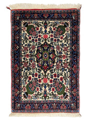 Saruk Persian Vintage Hand Knotted Wool Rug - 120 x 75 cm