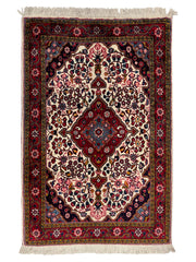 Tabriz Persian Vintage Hand Knotted Wool Rug - 105 x 75 cm