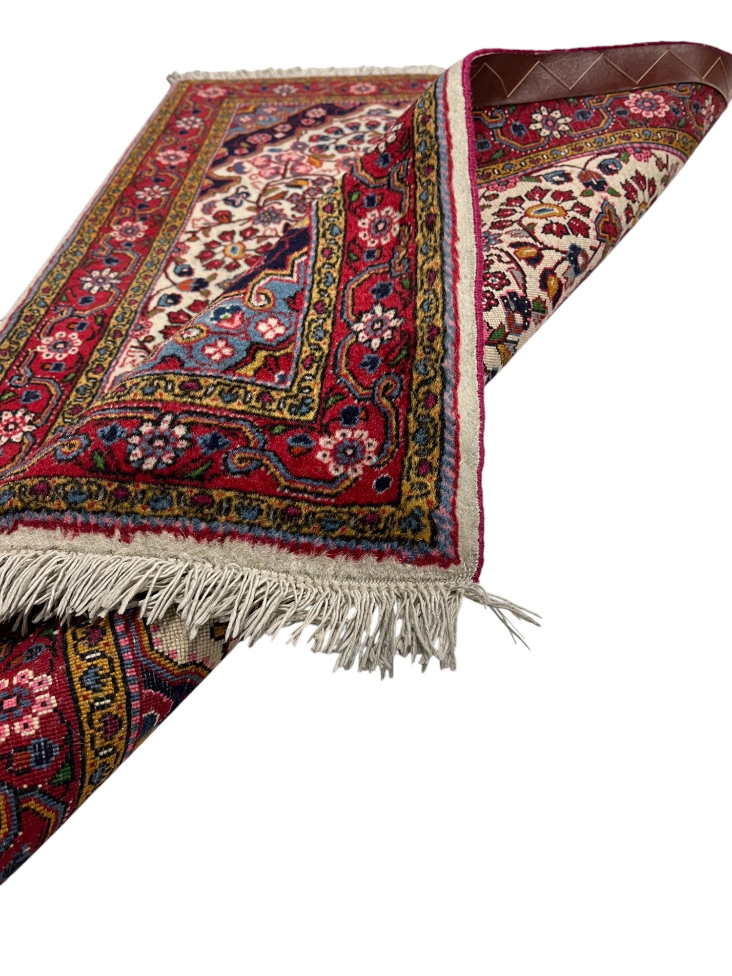 Tabriz Persian Vintage Hand Knotted Wool Rug - 105 x 75 cm