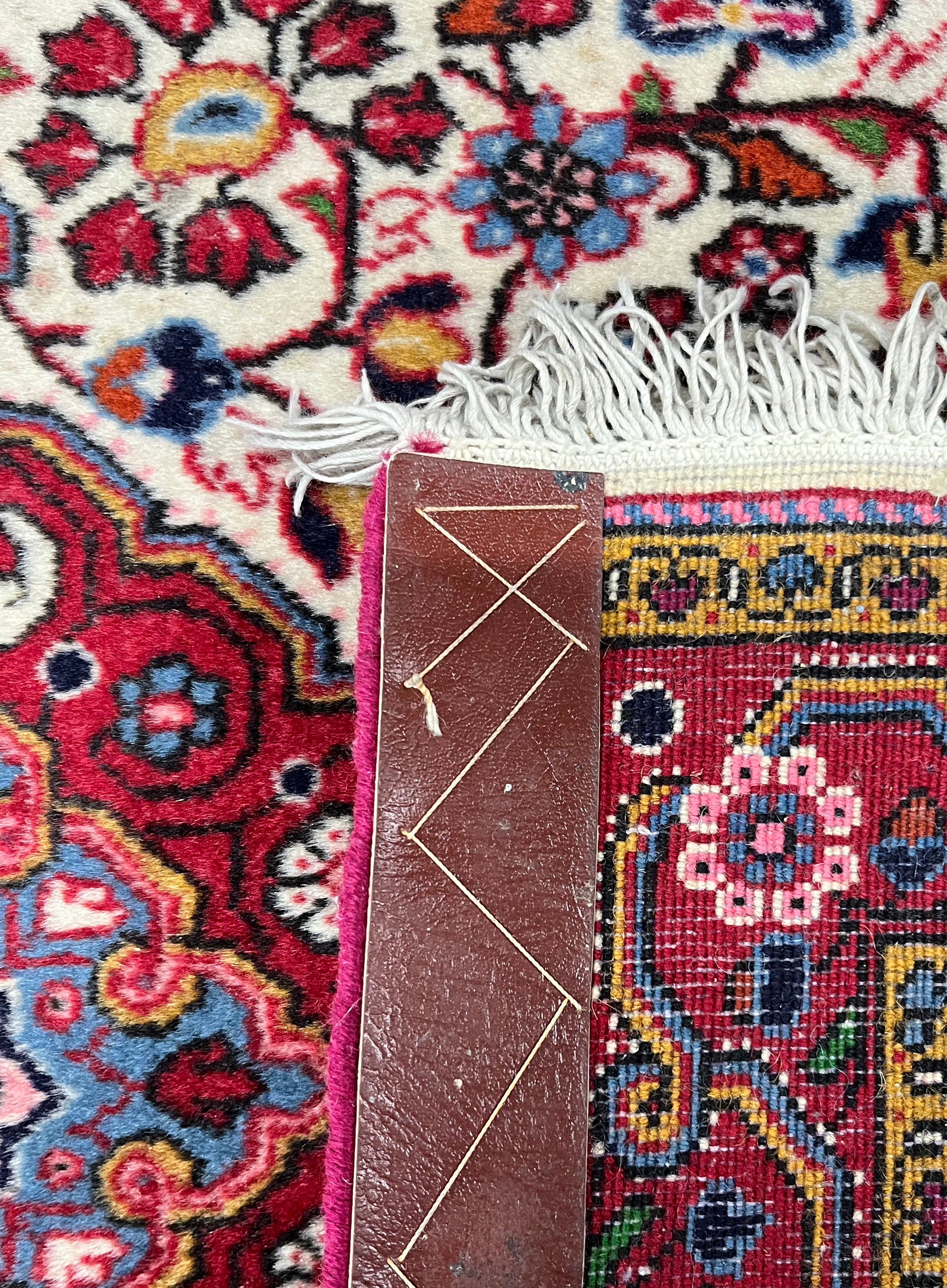 Tabriz Persian Vintage Hand Knotted Wool Rug - 105 x 75 cm