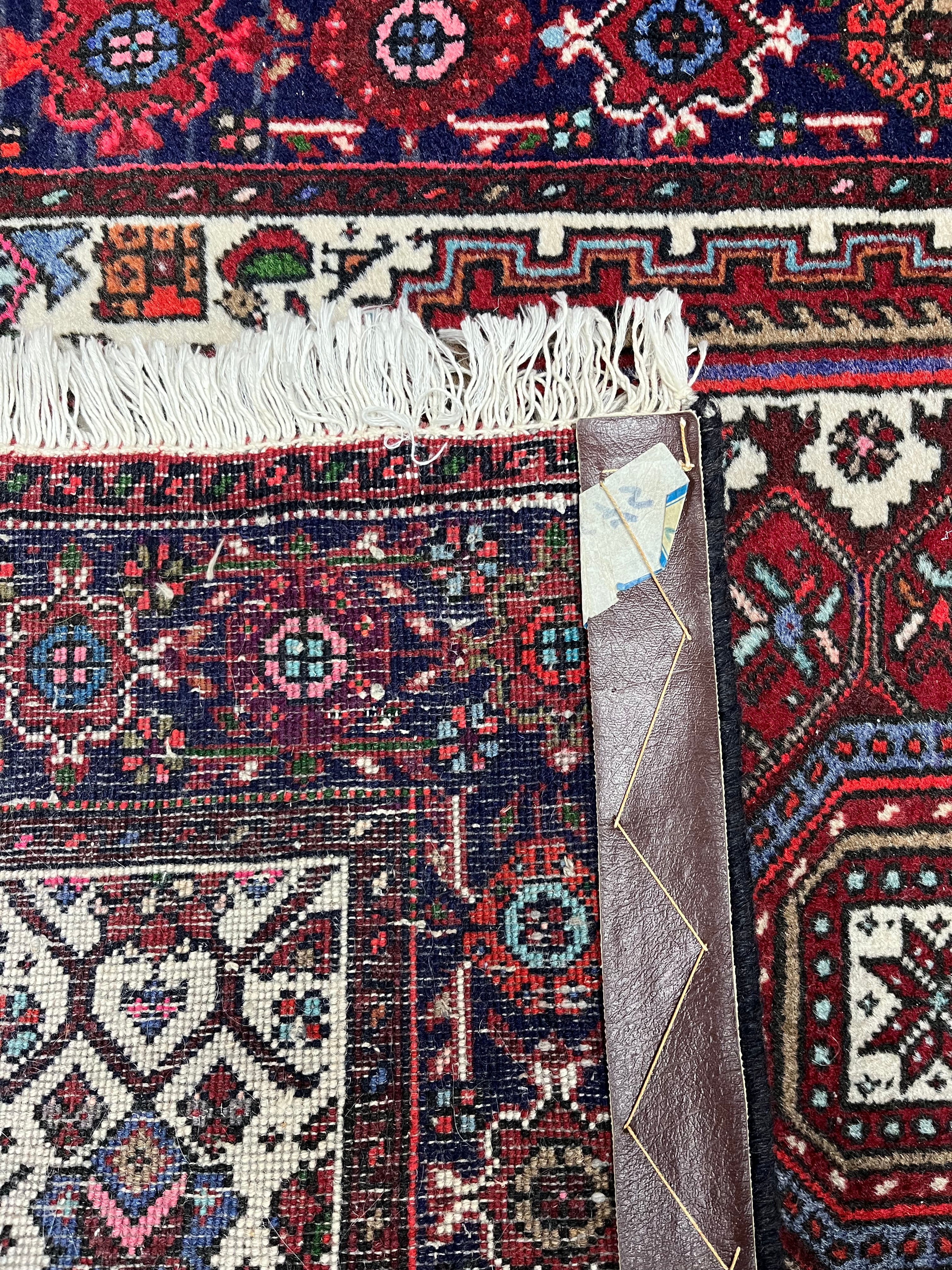 Persian Gabbeh Vintage Hand Knotted Wool Rug - 130 x 75 cm