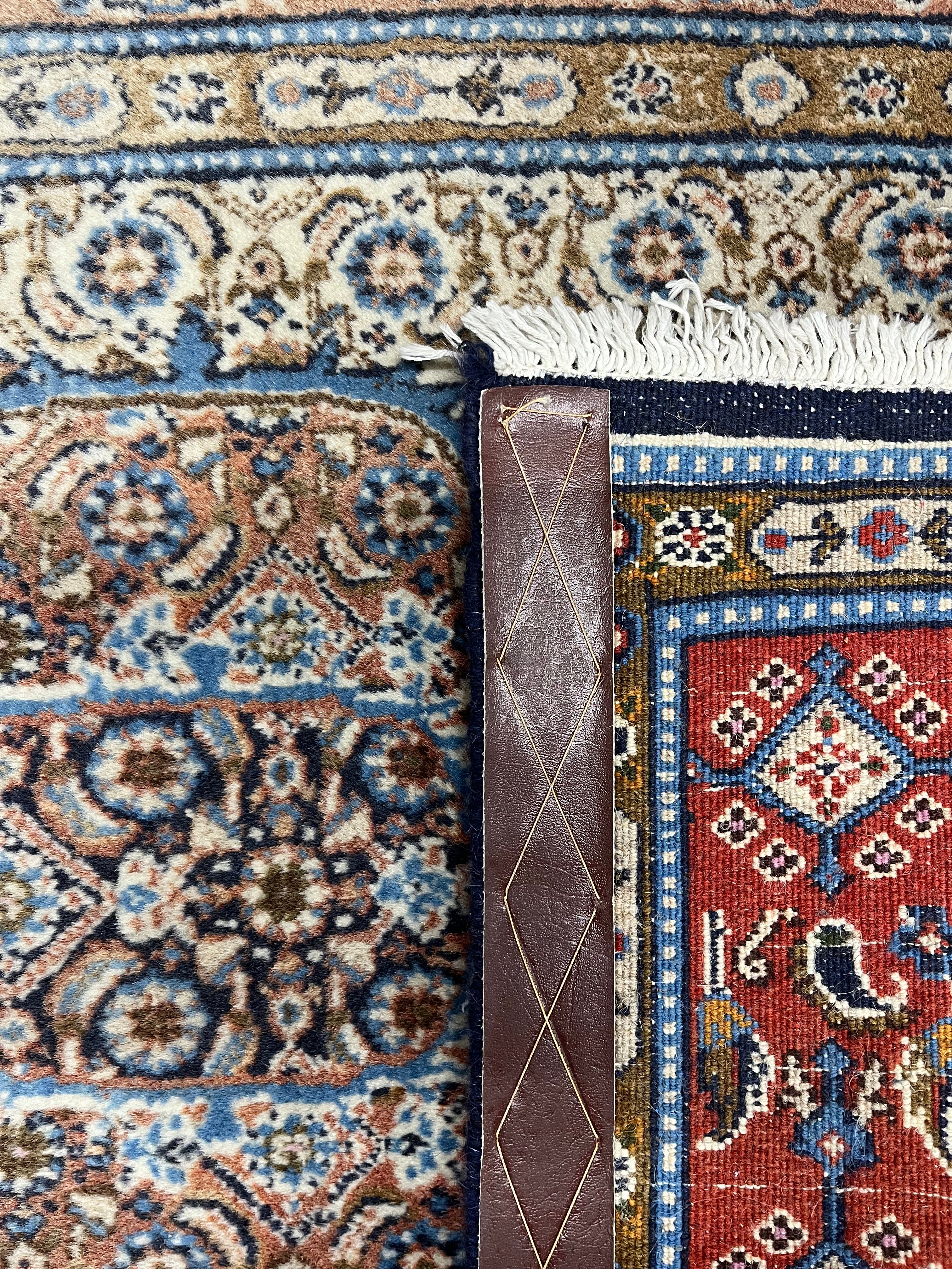 Moud Persian Vintage Hand Knotted Wool Rug - 120 x 80 cm