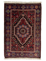 Bidjar Persian Vintage Hand Knotted Wool Rug - 115 x 80 cm