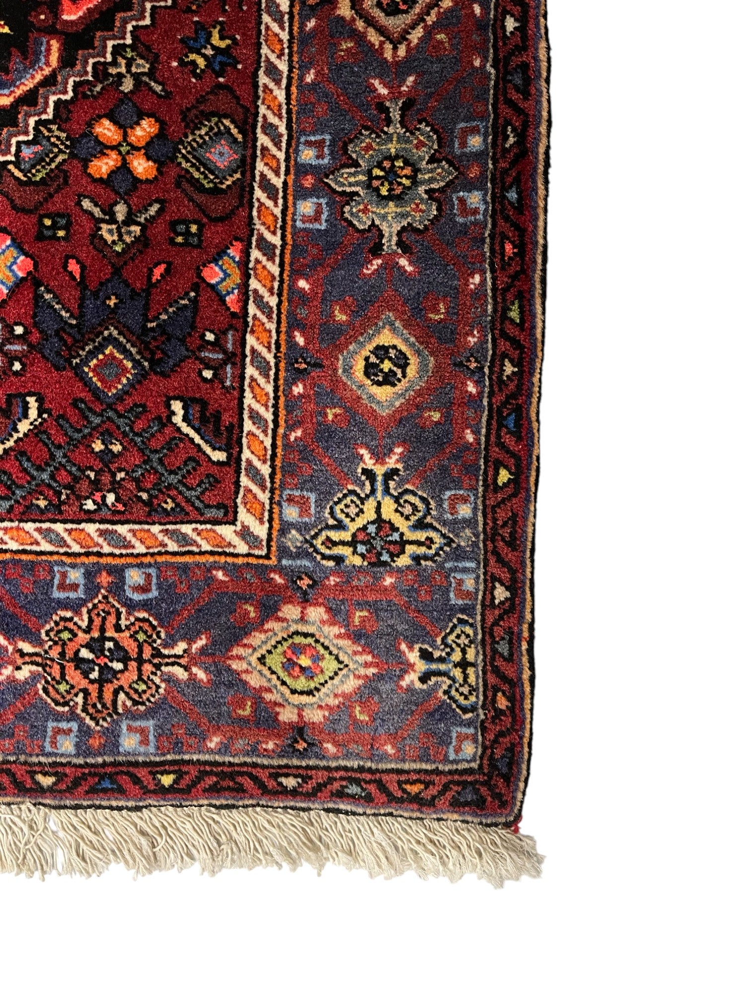 Bidjar Persian Vintage Hand Knotted Wool Rug - 115 x 80 cm