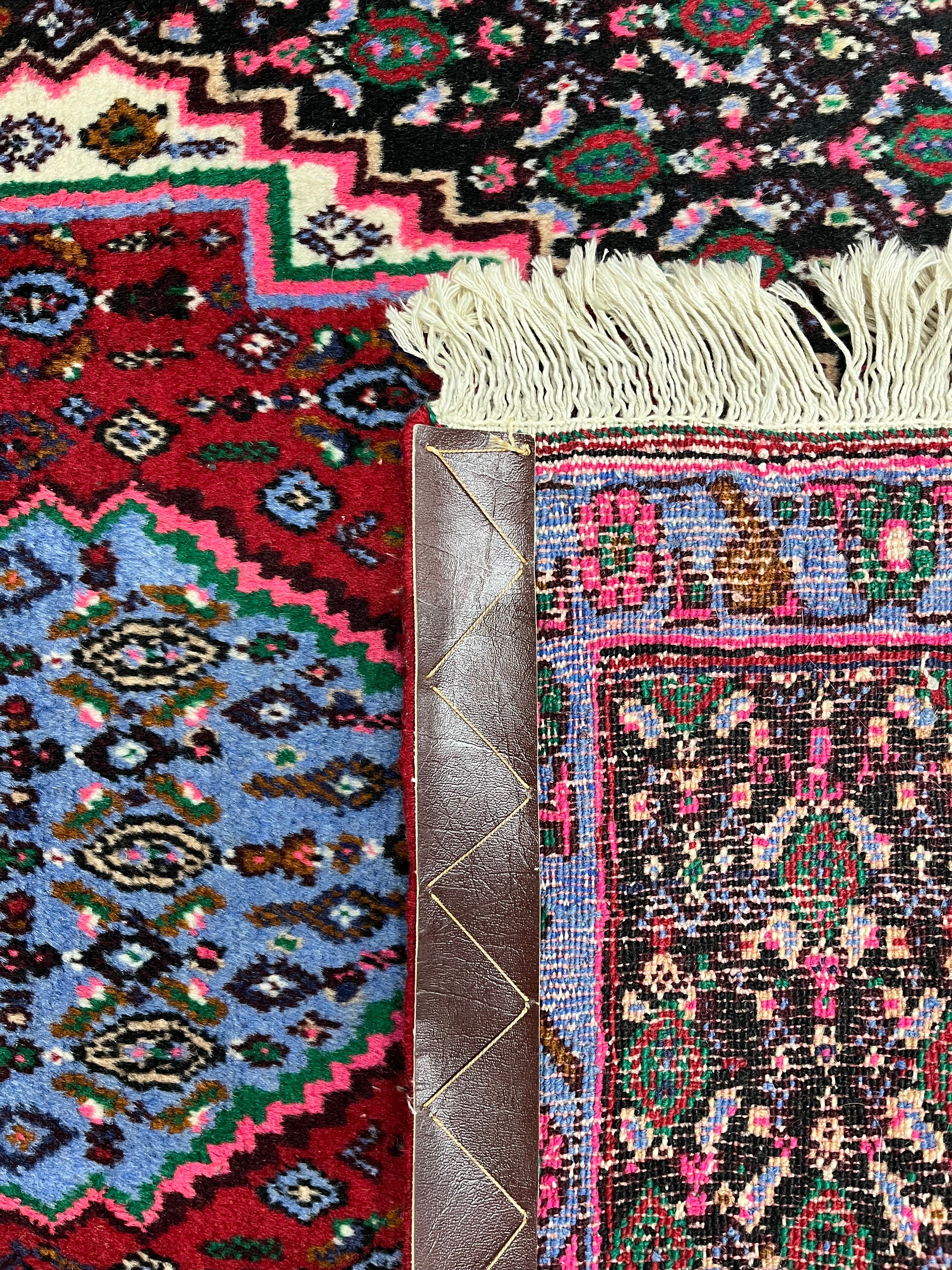 Senneh Persian Vintage Hand Knotted Wool Rug - 125 x 80 cm