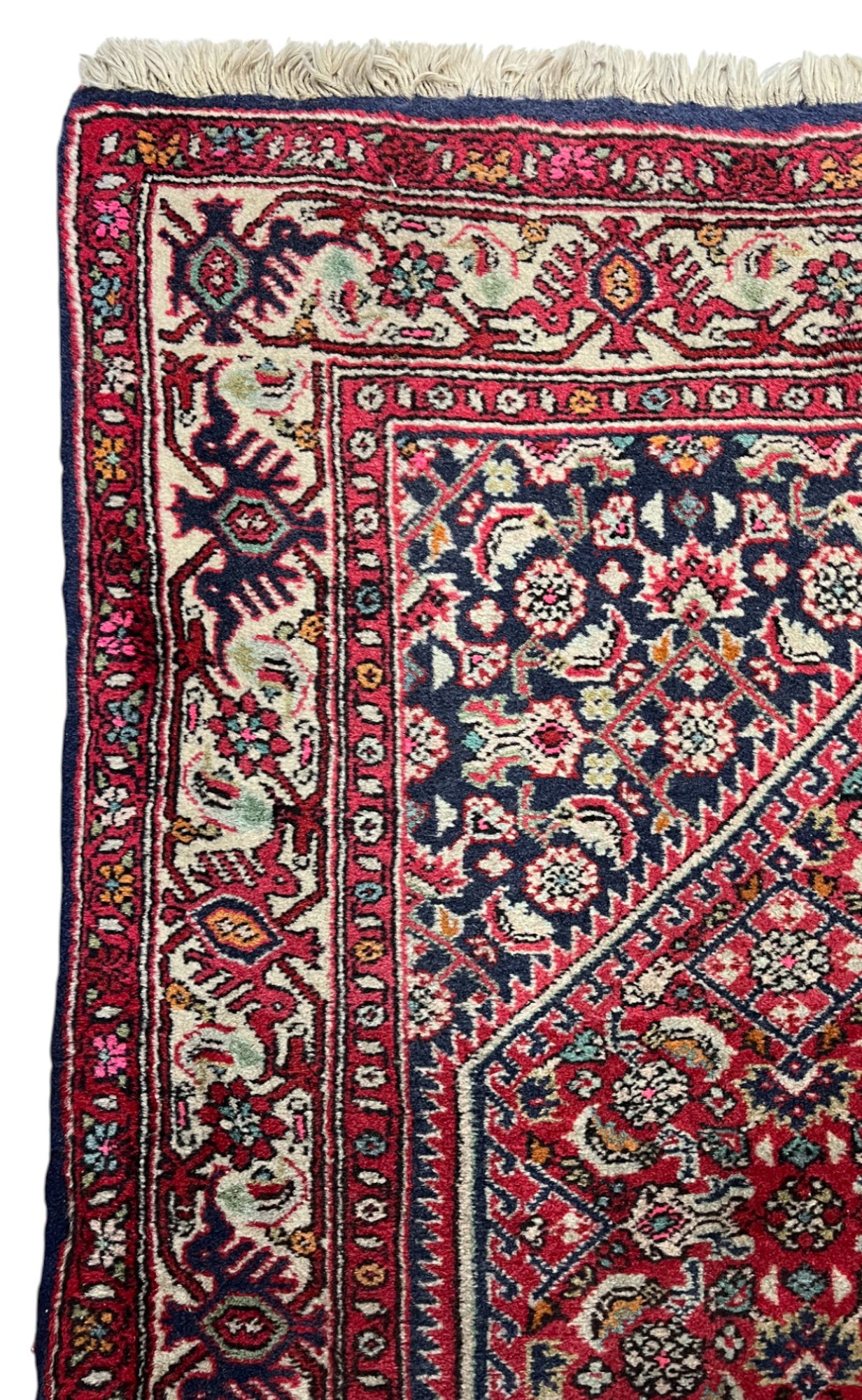 Bidjar Persian  Vintage Hand Knotted Wool Rug - 130 x 80 cm