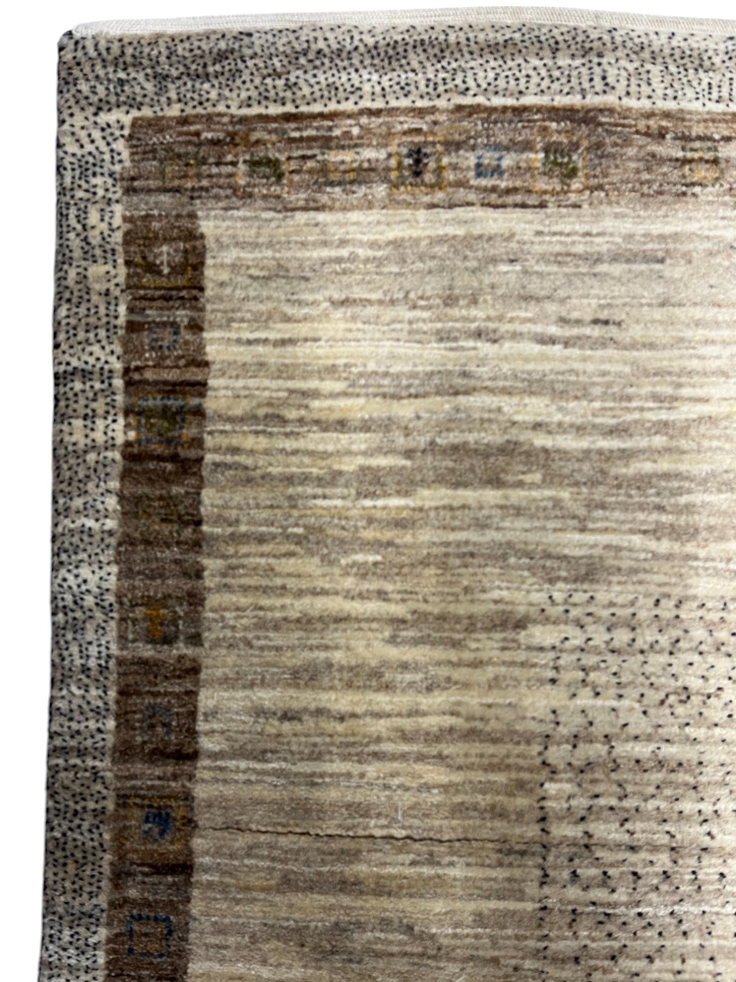 Gabbeh Persian Vintage Hand Knotted Wool Rug - 155 x 80 cm