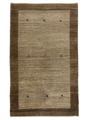 Gabbeh Persian Vintage Hand Knotted Wool Rug - 155 x 85 cm