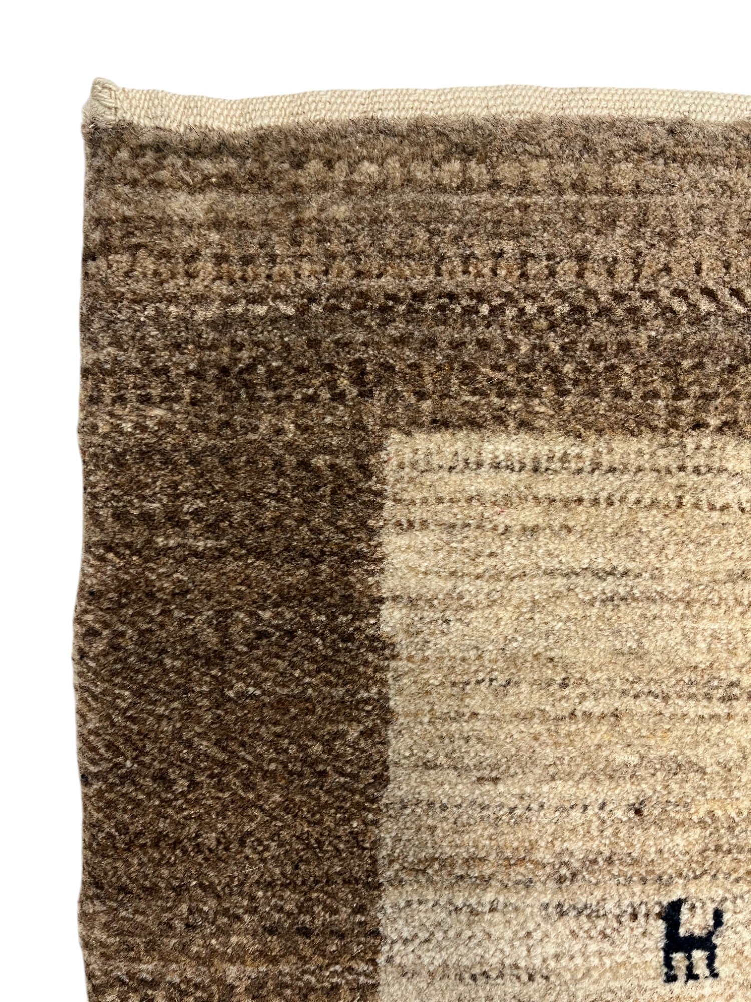 Gabbeh Persian Vintage Hand Knotted Wool Rug - 155 x 85 cm