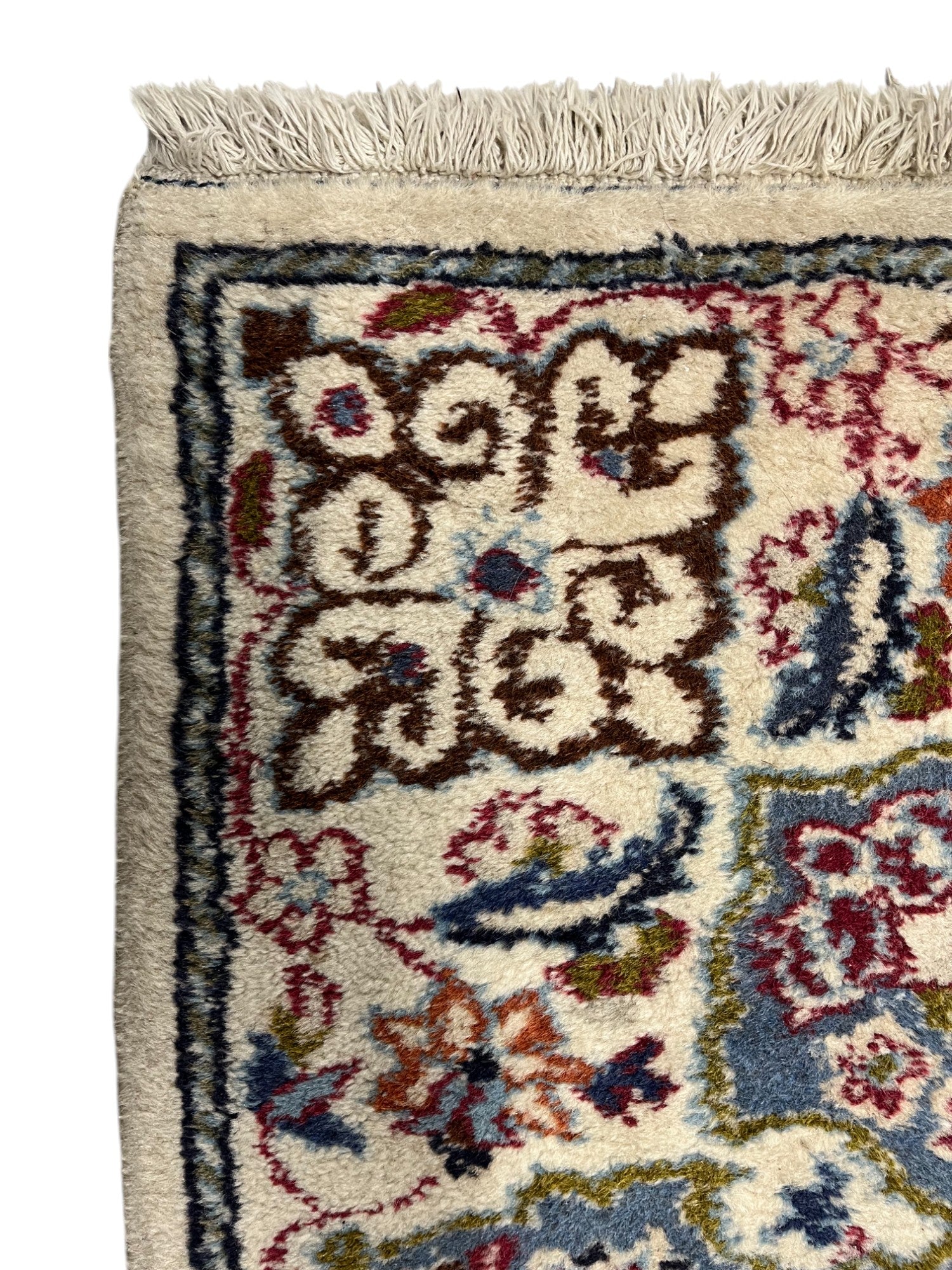 Nain Persian Vintage Hand Knotted Wool Rug - 170 x 110 cm