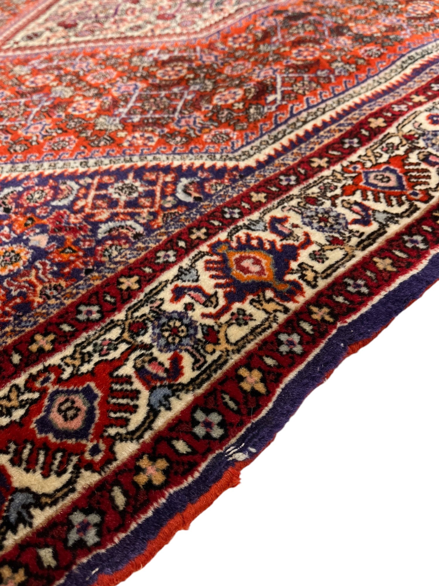 Bidjar Persian Vintage Hand Knotted Wool Rug - 170 x 110 cm